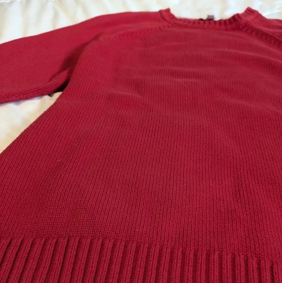 Red Knit Sweater - Picture 5 of 7